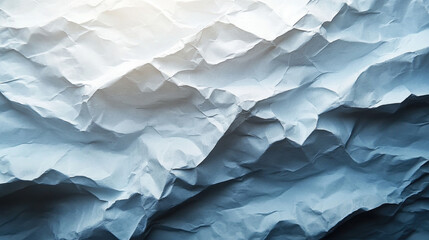Obraz premium Crumpled paper texture with high contrast and abstract background
