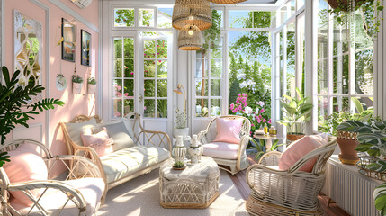 a luxary sun room design