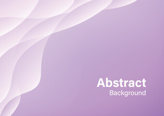 abstract purple gradient background with flowing wave elements vector illustration template