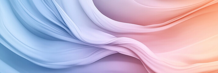An abstract display of flowing pastel hues creates a soothing visual experience, offering a calm, elegant aesthetic that embodies imagination and creative freedom.