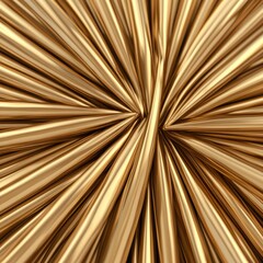 Abstract gold radial lines converging at center.