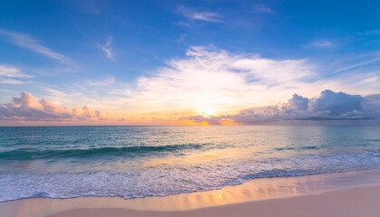 夜明けの静かな海,Generative AI,AI画像