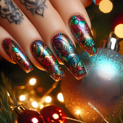 finger nail decoration