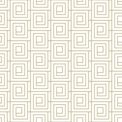 Seamless geometric abstract pattern with a line style