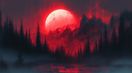 Abstract creative glitch background symbolizing chaos, distortion, and digital disruption with vibrant colors blending into a fragmented design representing the clash of order and randomness in the vi