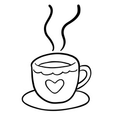 Christmas drink hand drawn illustration
