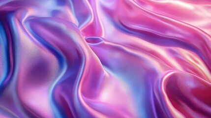 Obraz premium Smooth and Elegant Fabric Texture in Vibrant Pink and Purple Tones for Background or Textile Design Inspirations and Artistic Creations