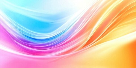 Obraz premium A colorful, flowing background with a rainbow of colors