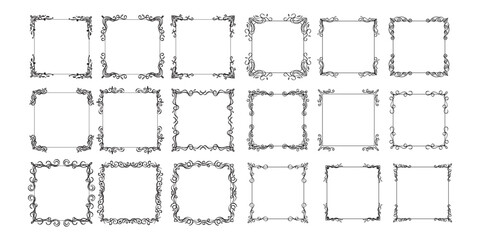 Vintage Retro Ornamental Decorative Border Frame