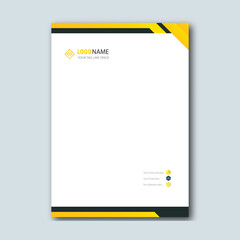 Printable blank business latterhead design A4 Size