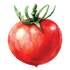 Pomato fruit watercolor clipart illustration
