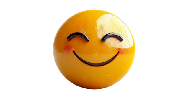 smiley face isolated on white