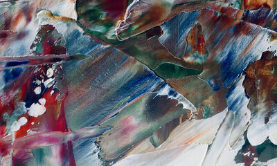 Abstract art background . Hand painting artwork on canvas .