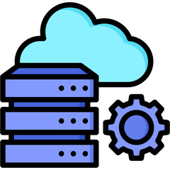 Cloud Hosting Icon