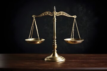 Symbol of Equality Scales of Justice Representing Fairness in Social Justice