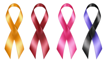 Show Your Support with Colorful Awareness Ribbons. Awareness Campaign Concept