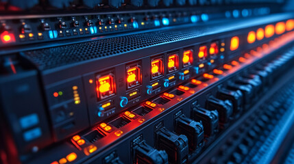 network cables with metal and optical fibers, showcasing the intricate connection between modern technology and communication infrastructure