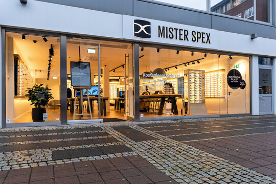 Kiel, Germany - November 13, 2024: Mister Spex optician