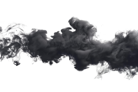 Enigmatic Black Smoke. Spellbinding and Haunting Concept