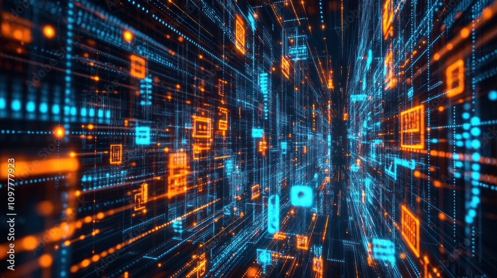 Poster Abstract Digital Data Stream Visualization