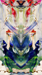 Abstract art background . Hand painting artwork on canvas .