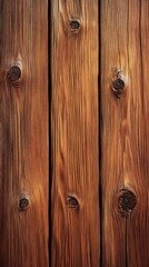 Obraz premium Close-up of rustic wooden planks showcasing rich textures and warm tones.