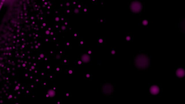 Abstract 3d Spinning purple Dotted Lines Background 