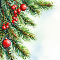 christmas tree with balls