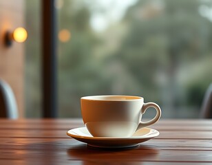 Obraz premium cup of coffee on the table