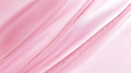 A smooth, flowing pink satin fabric creating an elegant and soft aesthetic.