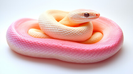 Fototapeta premium close up of a red snake