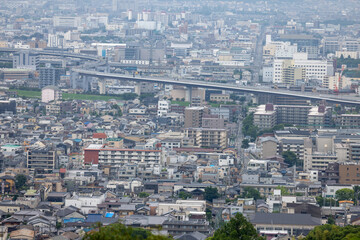 Fototapeta premium Urban Panorama of Kyoto
