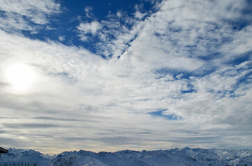 Wundersch&ouml;ne Winterlanschaft in den Alpen