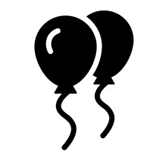 birthday icons glyph