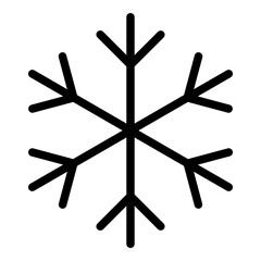 Winter icon. Vector line icon	