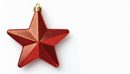 Fototapeta premium Christmas decor isolated on a white backround
