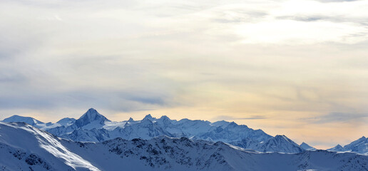 Winter in the alpes