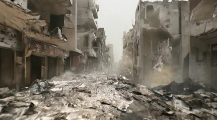 Echoes of Destruction: Life in a War-Ravaged City