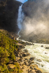 Takakkaw Falls of Yoho National Park in Canada.