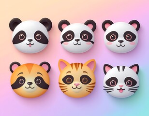 Obraz premium set of animals