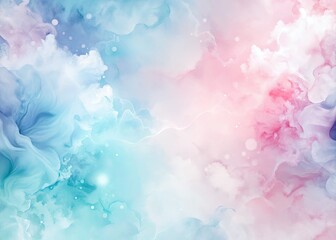Fototapeta premium Abstract Organic Wallpaper Design in Pink and Blue Hues - Perfect for Modern Interiors, Digital Backgrounds, and Artistic Projects