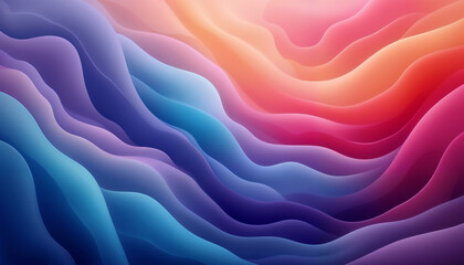 Obraz premium Colorful Abstract Gradient Wave Background Illustration for Decoration and Design