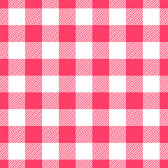 Design plaid vector check, flooring textile seamless tartan. Menswear fabric texture pattern background in red and white colors.