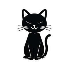 Cute Cat Vector Icon Design Illustration &ndash; Pet Clipart, Feline Graphics & Animal Art