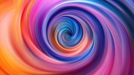 Obraz premium A bold abstract spiral featuring sharp angles and contrasting colors, creating a dynamic visual tension.