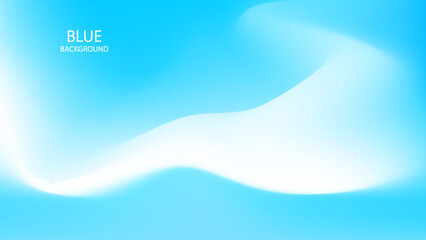 Motion Clouds Flow. Clear Sky. Abstract background. Gradient blue. Design for Template, Brochure, Cover, Annual Report. 