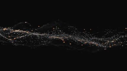 Abstract digital background electromagnetic wave background Innovation digital wave background information technology background The background is the background. gradient wave digital wave banner