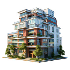 Obraz premium residential building country