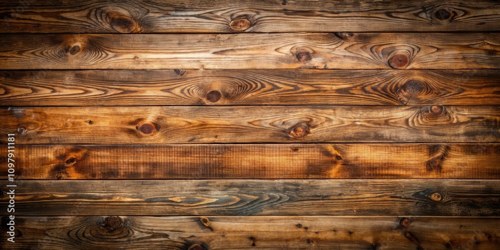 Poster rustic wooden planks with knots and grain patterns, perfect for backgrounds or textures