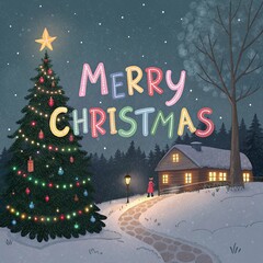 new card with snowman vector